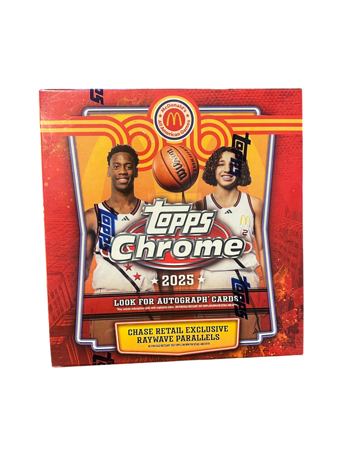 2025 Topps Chrome McDonald’s All American Games Basketball Mega Box