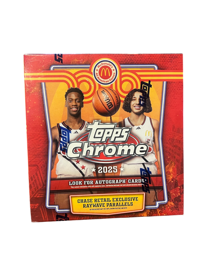 2025 Topps Chrome McDonald’s All American Games Basketball Mega Box