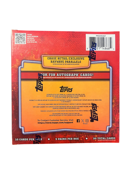 2025 Topps Chrome McDonald’s All American Games Basketball Mega Box