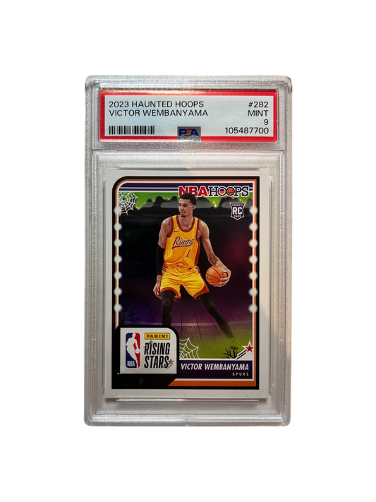 2023 Panini Haunted Hoops Victor Wembanyama Rookie #282 PSA Card