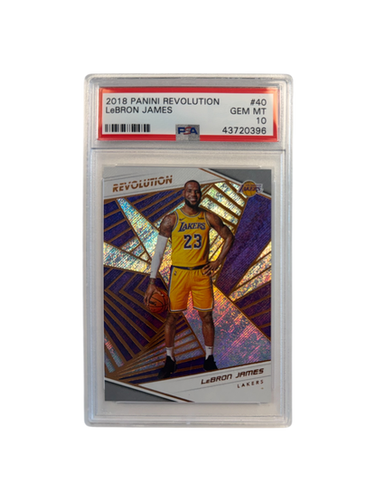 2018 Panini Revolution LeBron James PSA Card