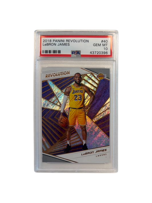 2018 Panini Revolution LeBron James PSA Card
