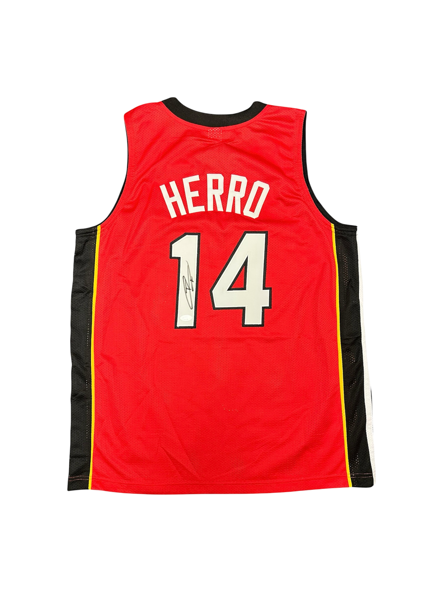 Miami Heat Tyler Herro NBA signed Custom Red Jersey