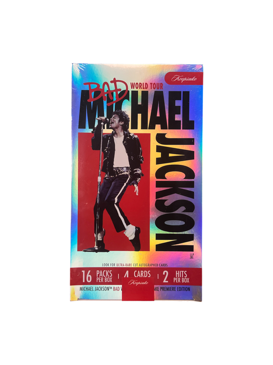 2025 Keepsake Michael Jackson Bad World Tour Premiere Edition Hobby Box