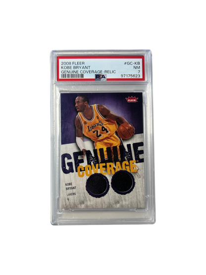 2008 Fleer Kobe Bryant Patch Relic PSA card