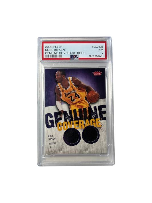 2008 Fleer Kobe Bryant Patch Relic PSA card