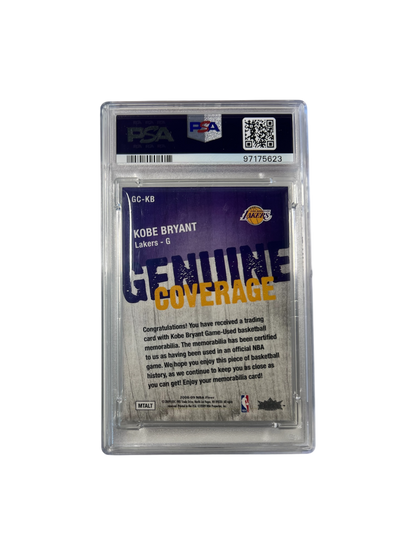 2008 Fleer Kobe Bryant Patch Relic PSA card