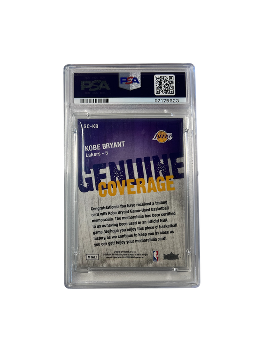 2008 Fleer Kobe Bryant Patch Relic PSA card