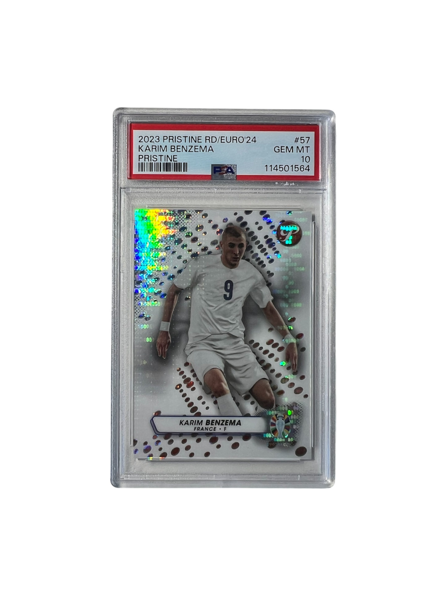 2023 Pristine EURO CUP Karim Benzema PSA 10 card