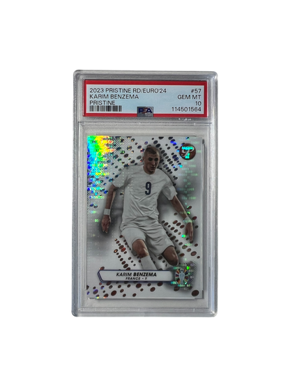 2023 Pristine EURO CUP Karim Benzema PSA 10 card
