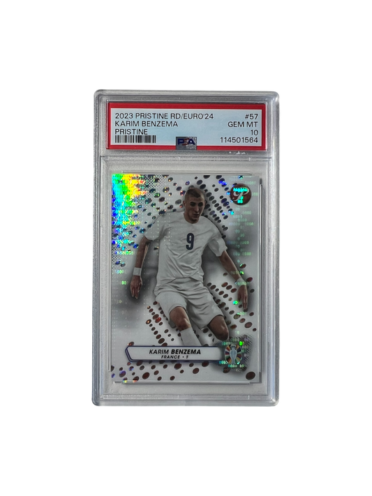 2023 Pristine EURO CUP Karim Benzema PSA 10 card