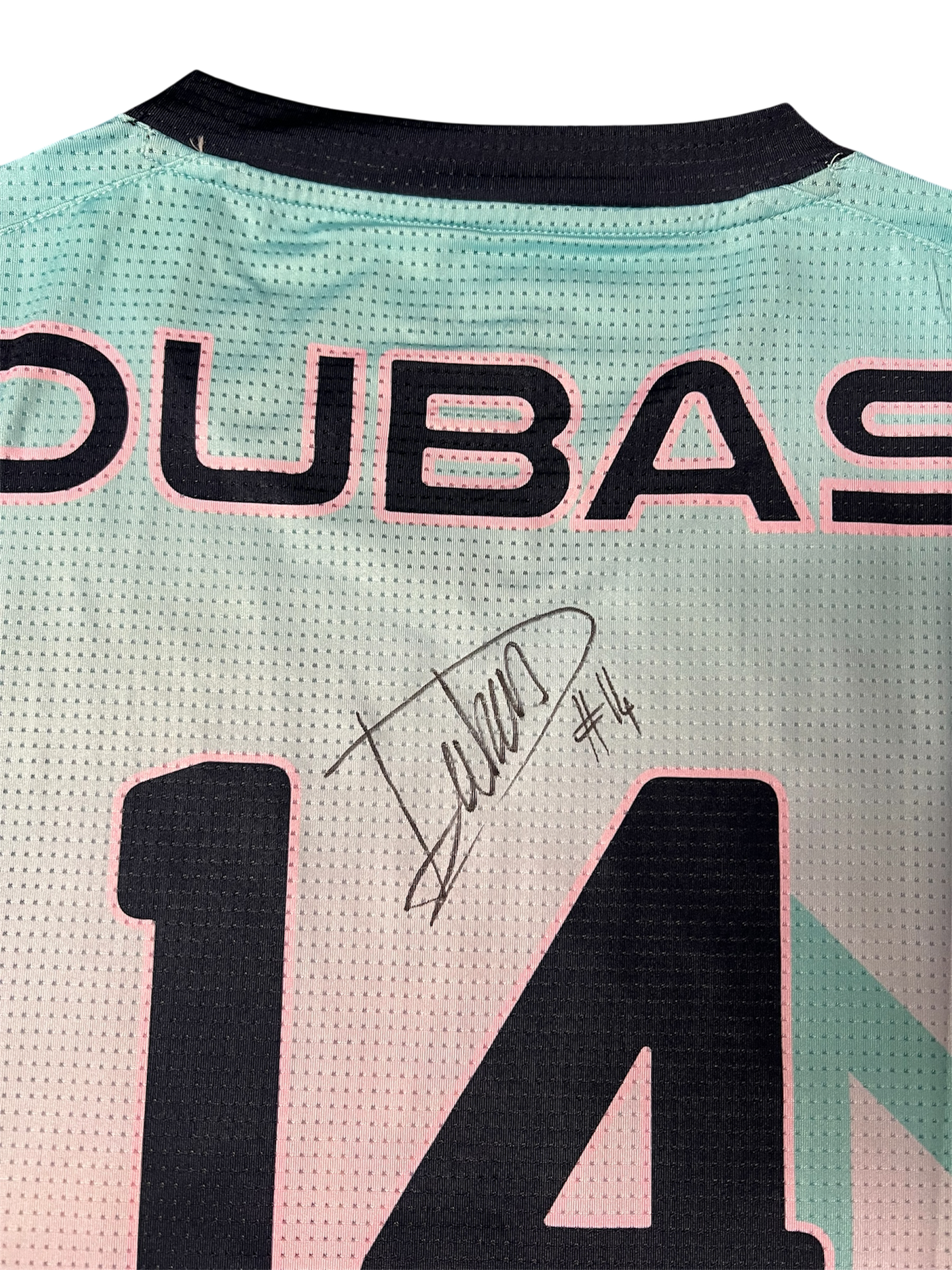 Fribourg 3x3 Basketball Signed caricature jersey by Jonathan Dubas