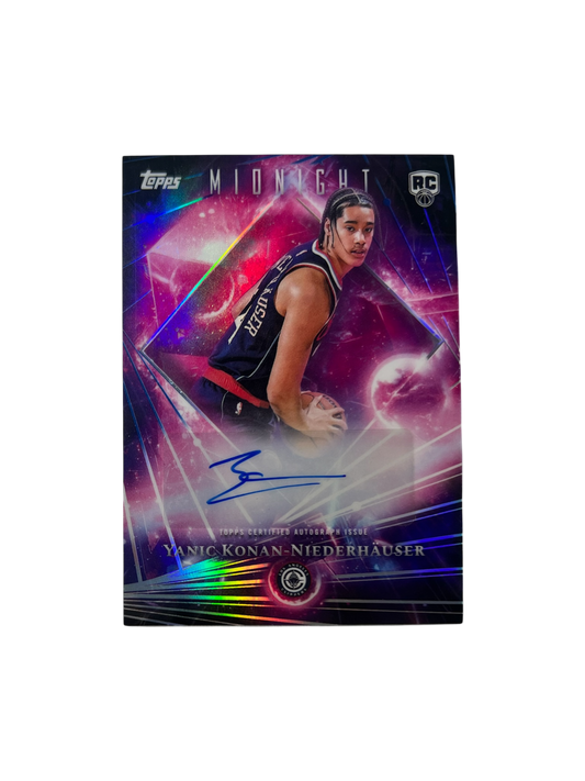 2025/26 Topps Midnight Los Angeles Clippers Yanic Konan Niederhauser RC Rookie AUTO card