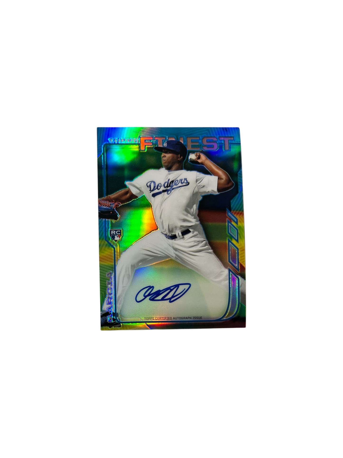 2014 Topps Los Angeles Dodgers Onelki Garcia Rookie AUTO card