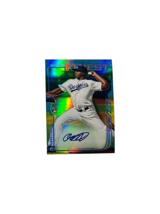 2014 Topps Los Angeles Dodgers Onelki Garcia Rookie AUTO card