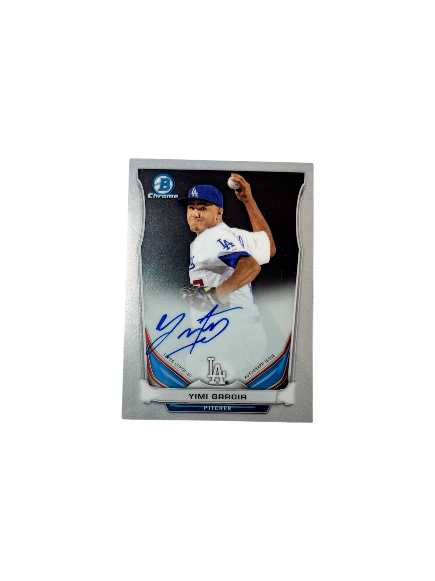 2014 Topps Los Angeles Dodgers Yimi Garcia Rookie AUTO card