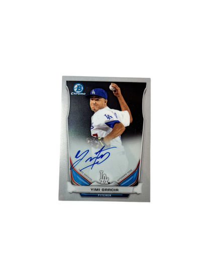 2014 Topps Los Angeles Dodgers Yimi Garcia Rookie AUTO card