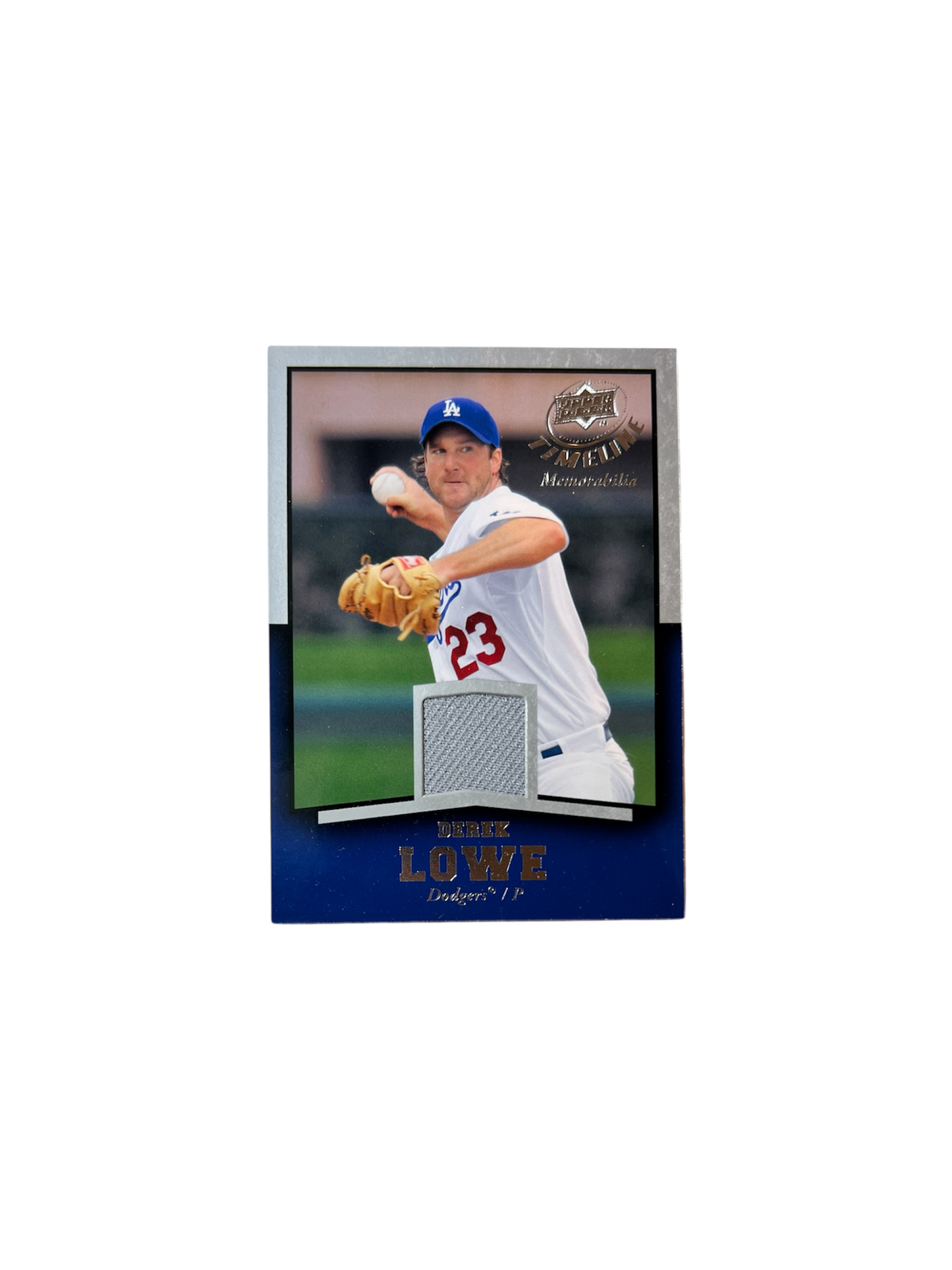 2008 Upper deck Los Angeles Dodgers Derek Lowe RELIC card