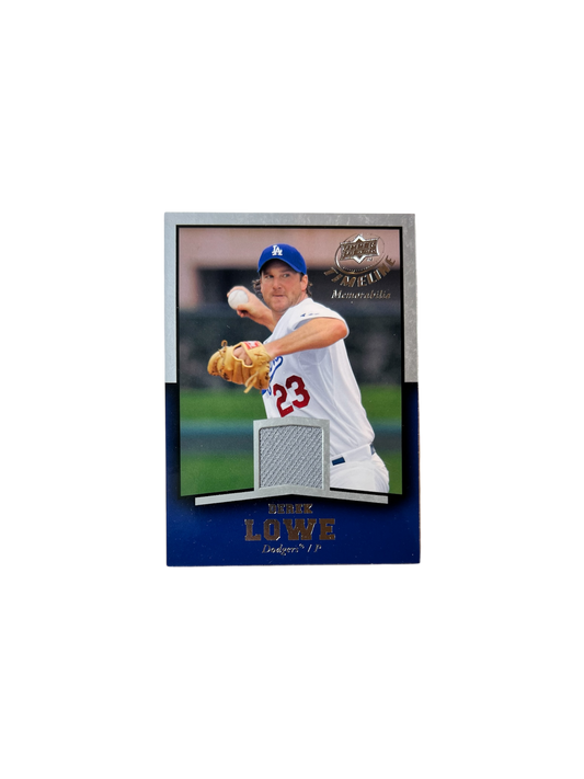 2008 Upper deck Los Angeles Dodgers Derek Lowe RELIC card