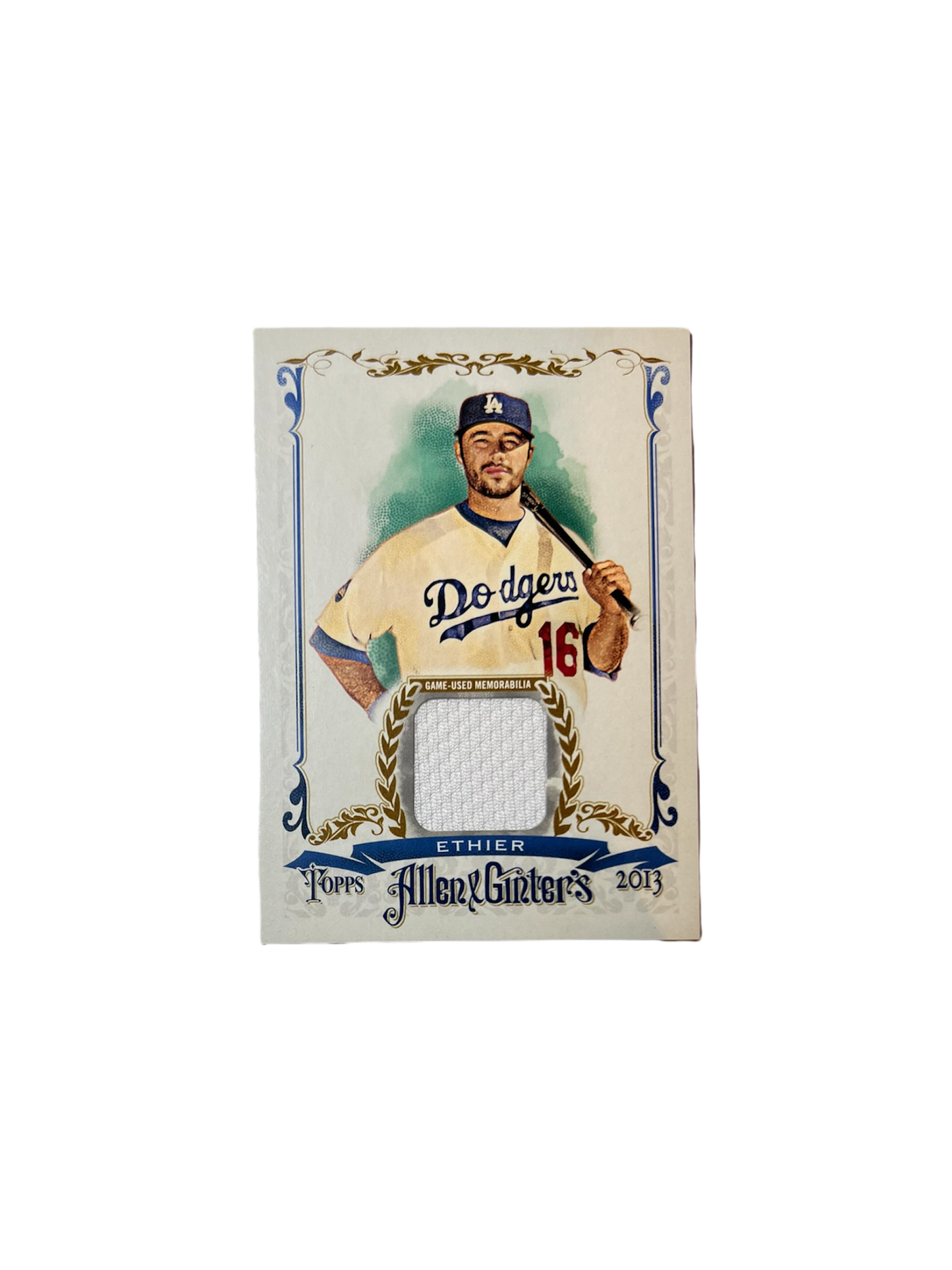2013 Topps Allen & Ginter’s Los Angeles Dodgers Andre Ethier RELIC card