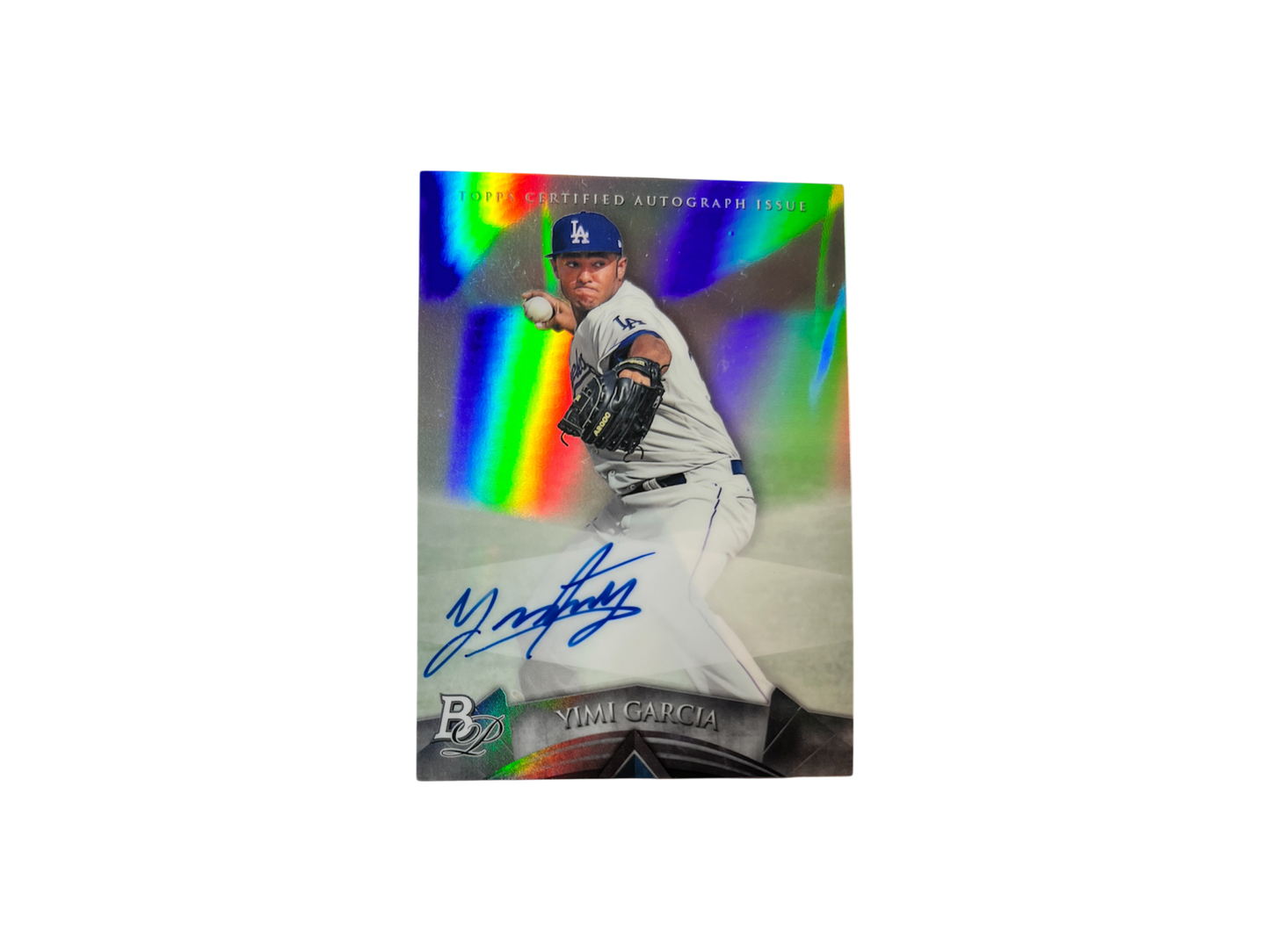 2014 Topps Los Angeles Dodgers Yimi Garcia AUTO card