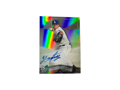 2014 Topps Los Angeles Dodgers Yimi Garcia AUTO card