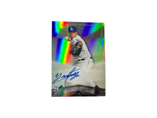 2014 Topps Los Angeles Dodgers Yimi Garcia AUTO card