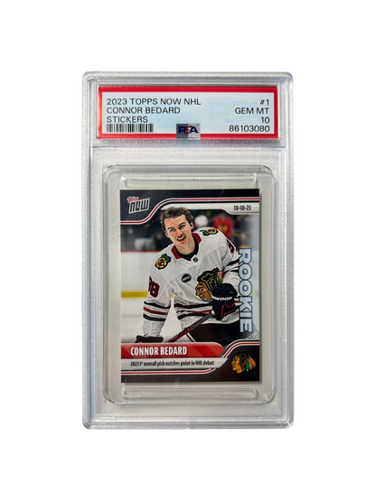 2023 Upper Deck Connor Bedard PSA 9 card