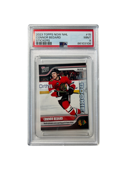 2023 Upper Deck Connor Bedard PSA 9 card