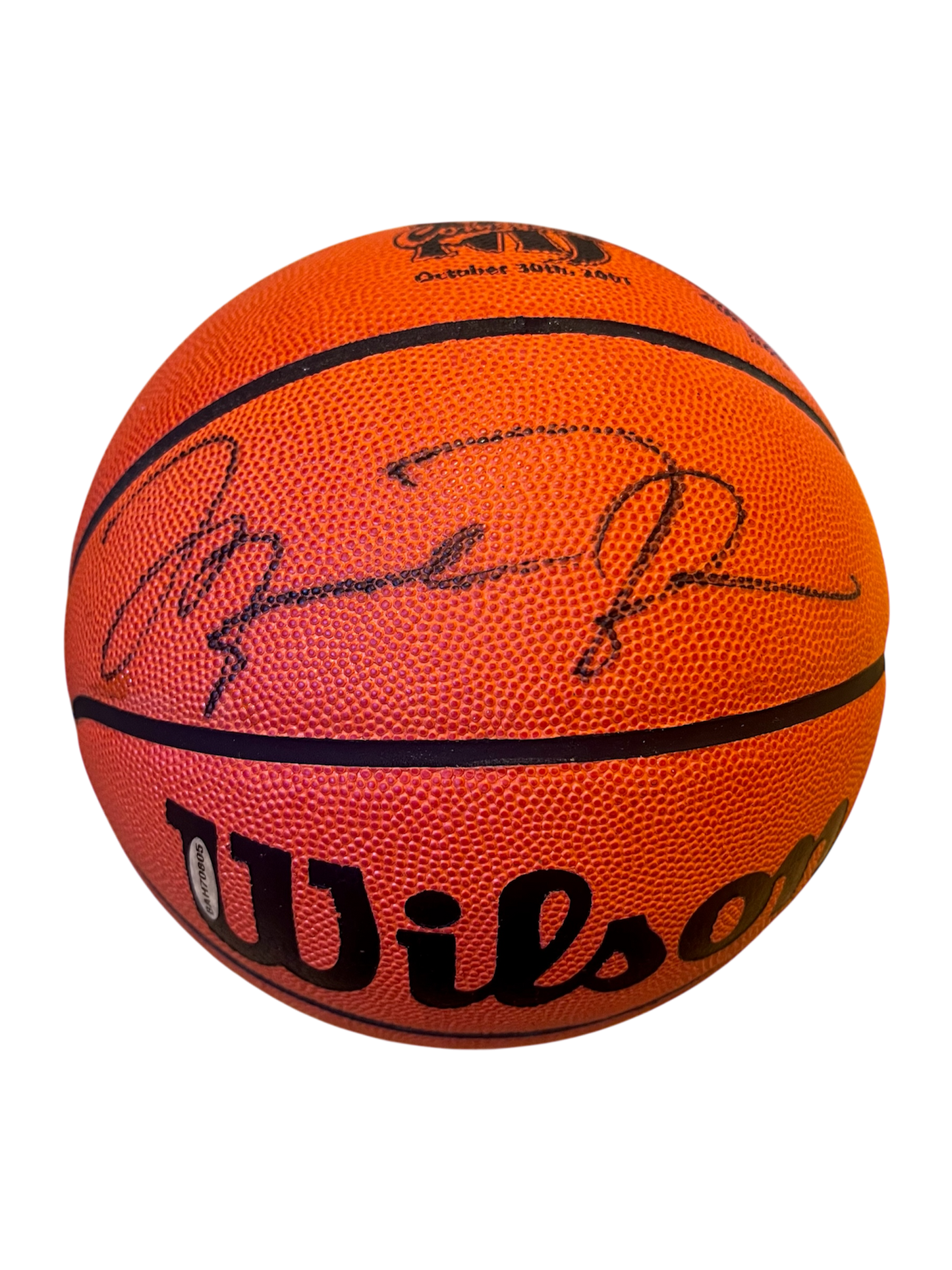 Michael Jordan NBA Wilson signed Basketball