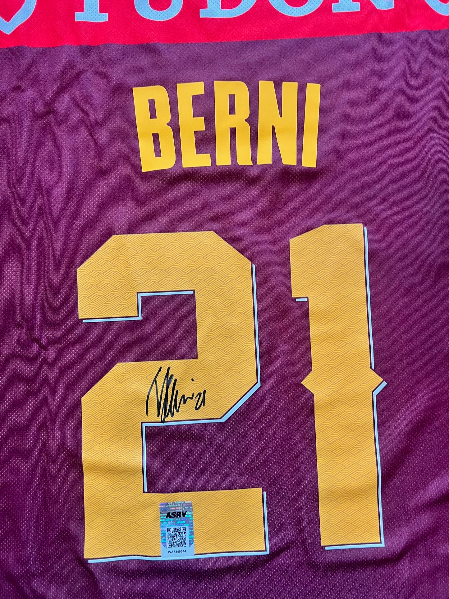Geneve Servette HC Tim Berni signed Jersey