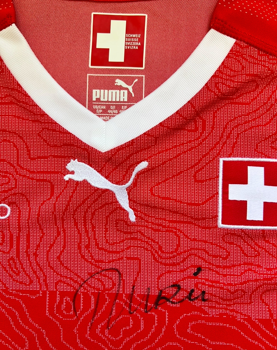 Swiss National Football Team Jersey signed by Murat Yakin (S/P)