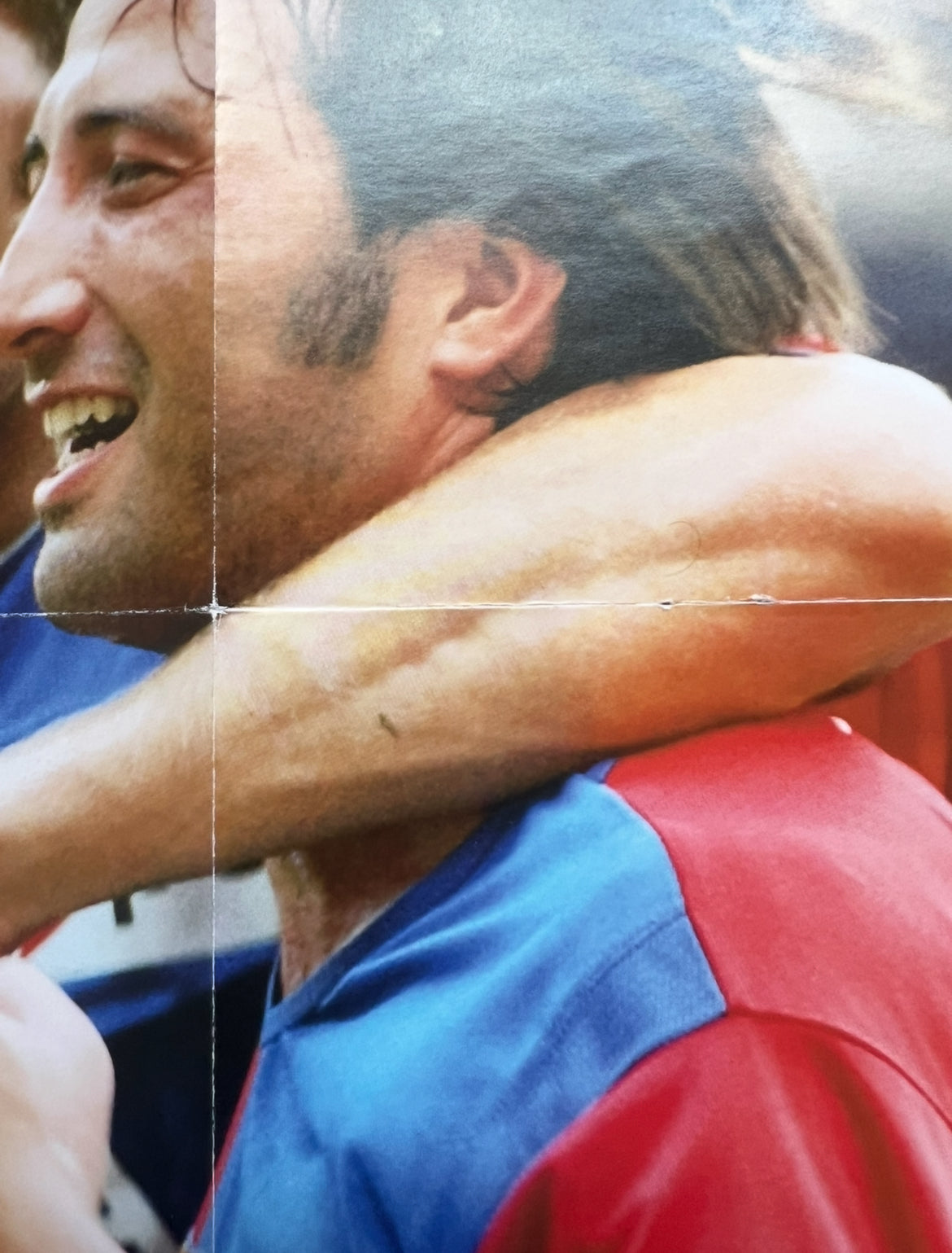 Poster FC Basel Rotblau signed by Murat Yakin (580x415mm)