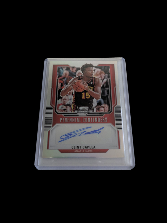 2024 Panini Condenters Optic Atlanta Hawks Clint Capela Auto /125 Card