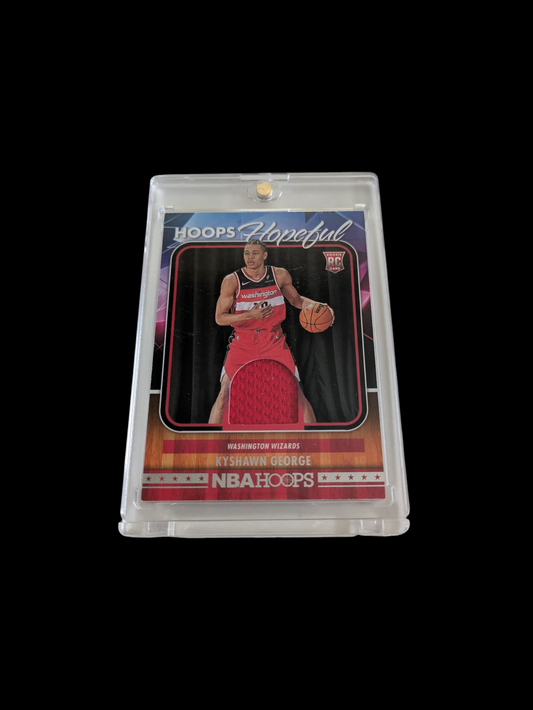 2025 Panini NBA Hoops Hopeful Washington Wizards Kyshawn George Rookie Patch Card