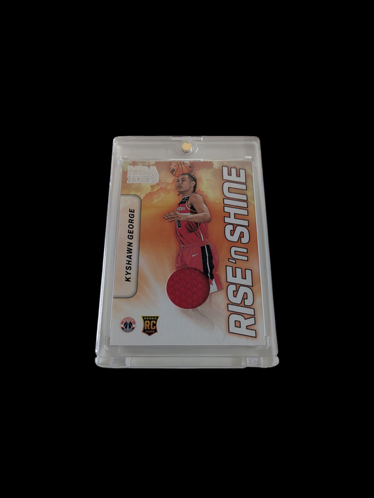 2025 Panini NBA Hoops Rise n Shine Washington Wizards Kyshawn George Rookie Patch Card