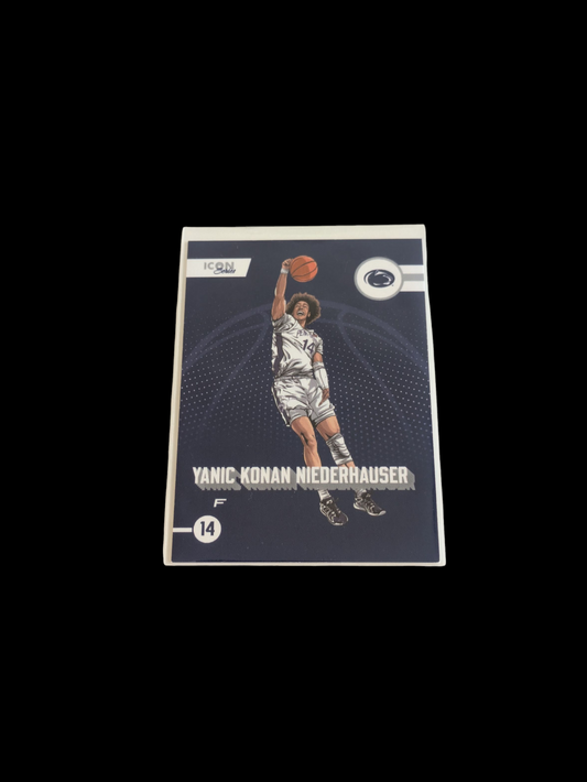 2024 ONIT Penn State NCAA Basketball Yanic Konan Niederhauser IC-1 card