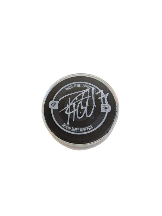 Genève-Servette HC Tanner Richard signed NL Puck