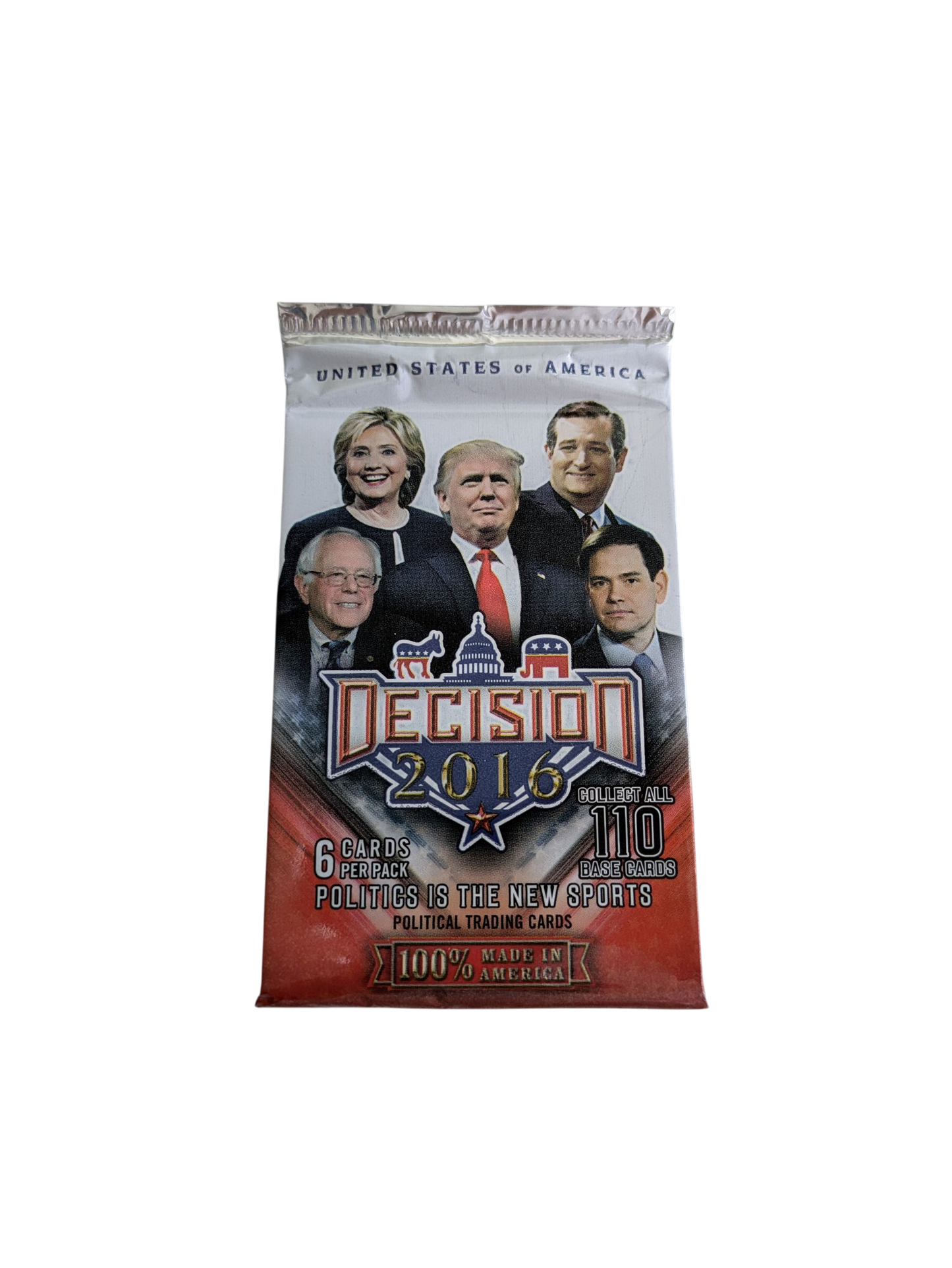 2016 Decision United States of America Trading Card Pack