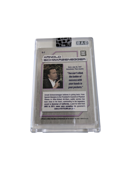 2023 GAS Trading Cards Arnold Schwarzennegger G-1 card