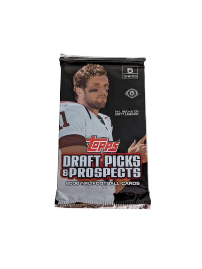2006 Topps Draft Picks & Prospects NFL Trading Cards Pack