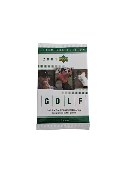 2001 Upper Deck Premier Edition Golf Card Pack