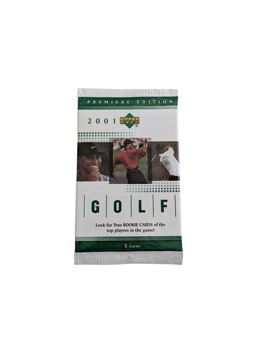 2001 Upper Deck Premier Edition Golf Card Pack