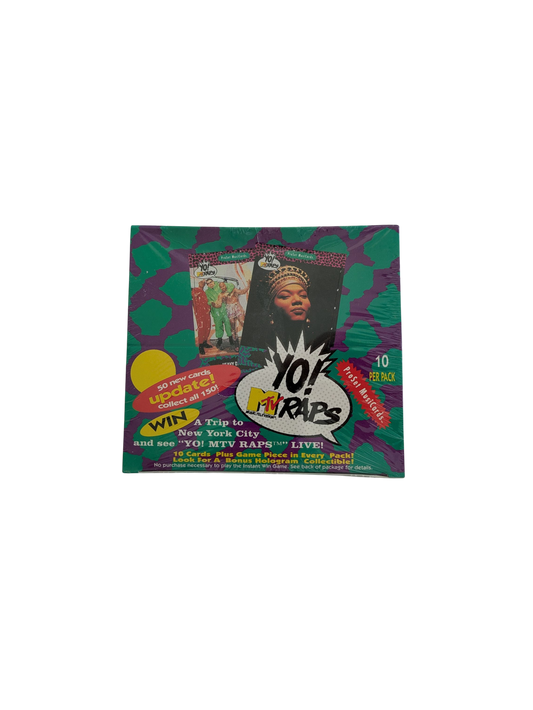 1991 Pro Set Yo! MTV Raps Series 2 MusiCards Box