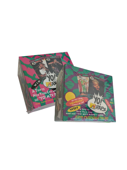1991 Pro Set Yo! MTV Raps Series 1 & 2 MusiCards Box Bundle