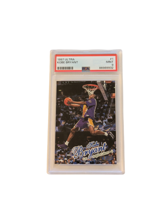 1997 Ultra Los Angeles Lakers Kobe Bryant #1 PSA 9 card