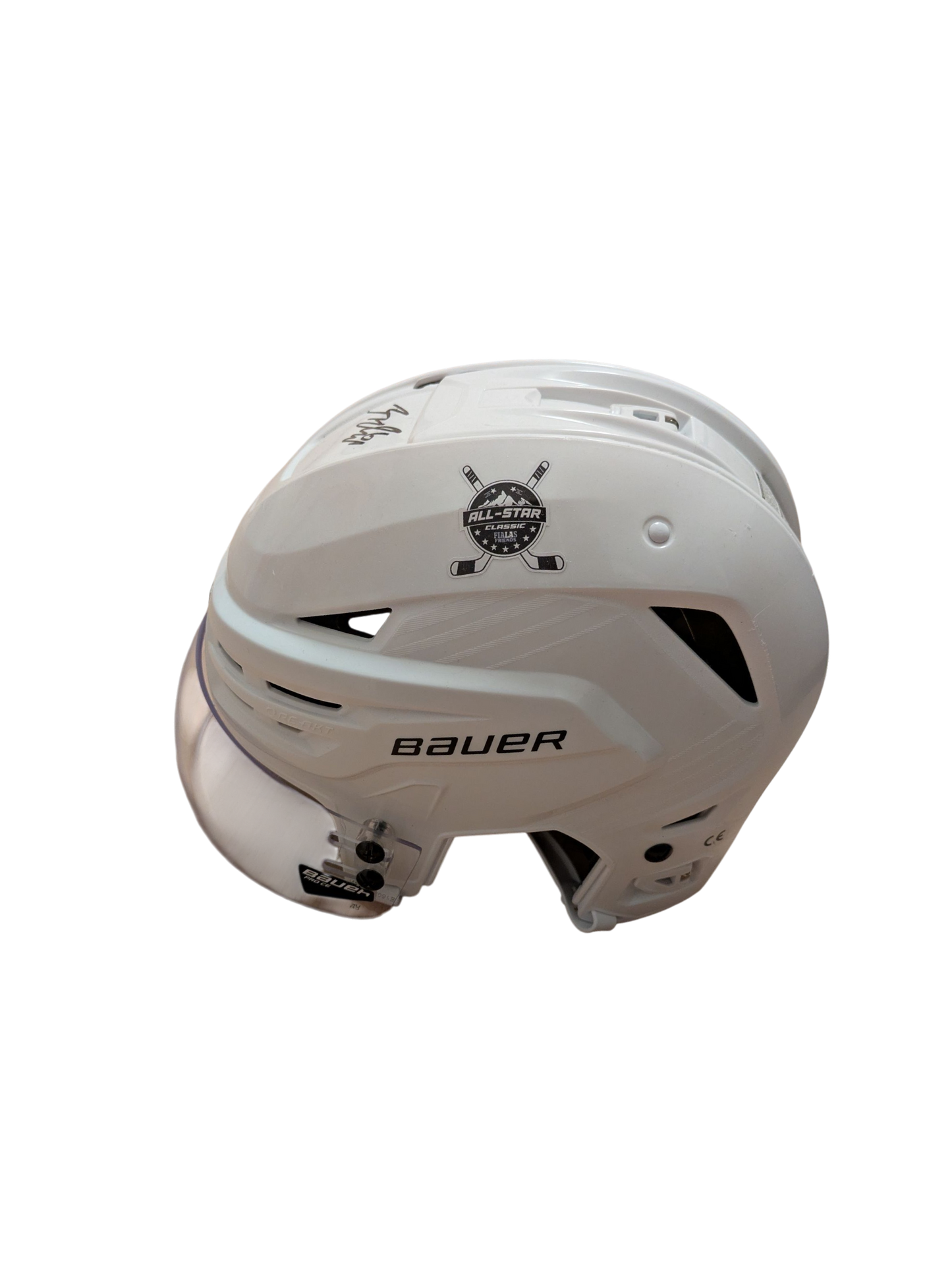 2025 Kevin Fiala Charity Game Worn Hockey Helmet signed by Lian Bichsel