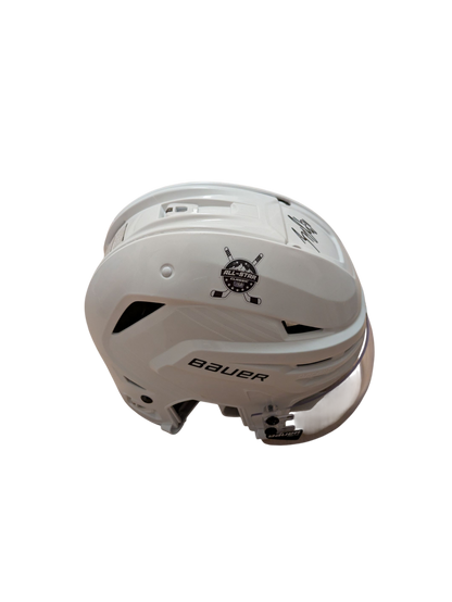 2025 Kevin Fiala Charity Game Worn Hockey Helmet signed by Lian Bichsel