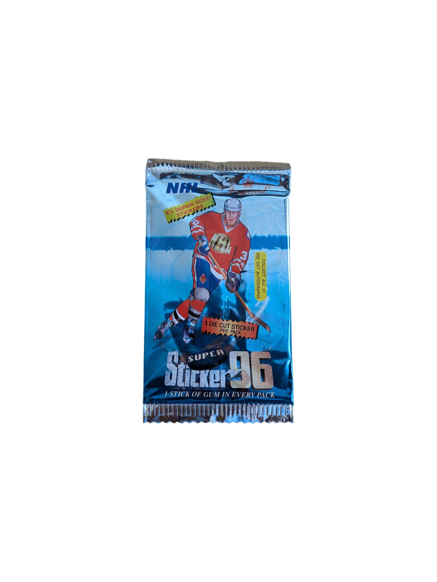 1996 Impel NHL Ice Hockey Super Sticker Pack