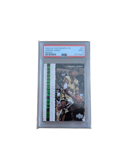 2003 Upper Deck Top Prospecs LeBron James Promo P1 PSA Card